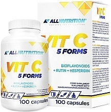 Vitamin C in 5 Forms Dietary Supplement - Allnutrition Vitamin C 5 Forms — photo N1