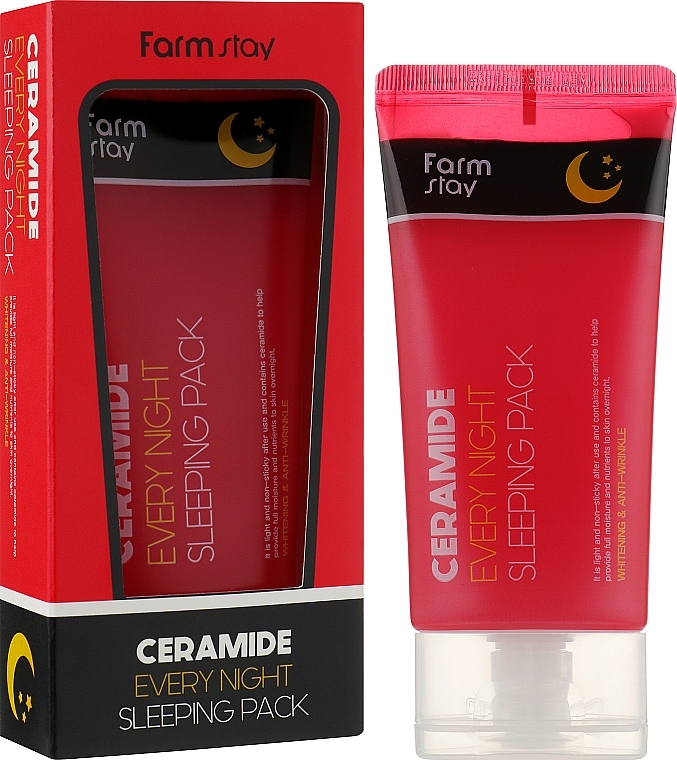 Ceramide Night Mask - FarmStay Ceramide Every Night Sleeping Pack — photo N2