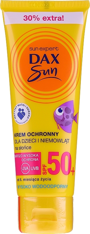 Baby Sunscreen Cream - Dax Sun Protection Cream SPF 50+ — photo N1