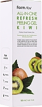 Kiwi Facial Peeling Gel - FarmStay All-In-One Refresh Peeling Gel Kiwi — photo N7