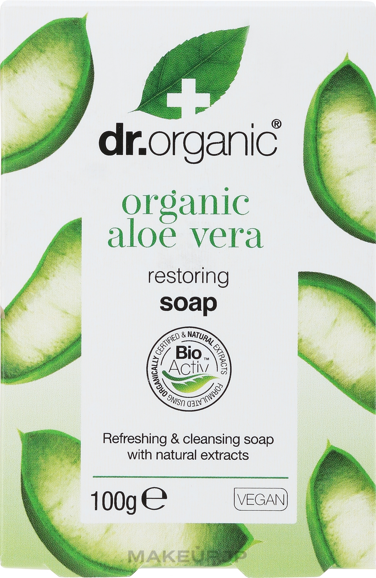 Aloe Vera Soap - Dr. Organic Bioactive Skincare Organic Aloe Vera Soap — photo 100 g