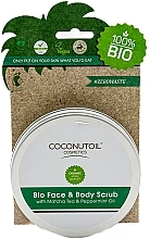 Fragrances, Perfumes, Cosmetics Matcha Tea Face & Body Scrub - Coconutoil Cosmetics Bio Face & Body Scrub