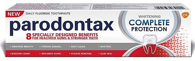 Toothpaste - Parodontax Complete Protection Whitening — photo N1