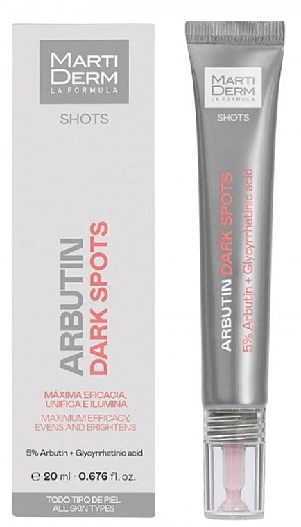 Anti-Dark Spots Cream-Gel - MartiDerm Shots Arbutin Dark Spots — photo N2