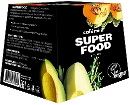 Fragrances, Perfumes, Cosmetics Super Food Gift Set - Cafe Mimi Super Food (f/mask/3x10ml + f/scrub/50ml + f/gel/50ml)