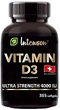 Vitamin D-3 4000 IU  - Intenson Vitamin D3 — photo N3