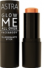 Fragrances, Perfumes, Cosmetics Face & Body Highlighter - Astra Make-Up Glow Me All Over Face & Body