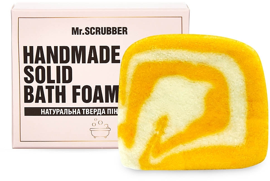 Solid Bath Foam - Mr.Scrubber Solid Bath Foam Mandarin — photo N6