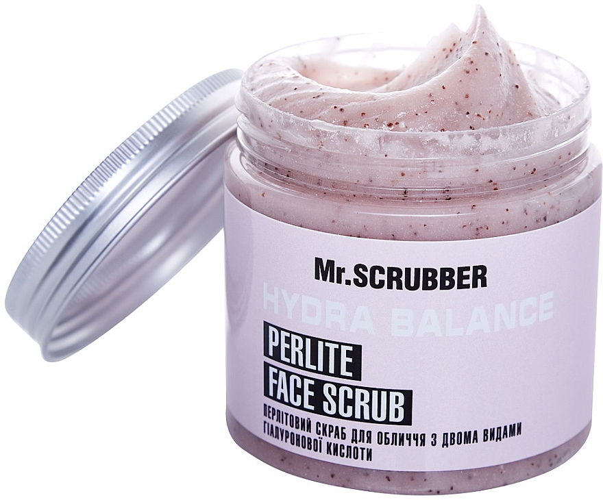 Perlite Facial Scrub with Two Types of Hyaluronic Acid - Mr.Scrubber Hydra Balance Perlite Face Scrub — photo N6