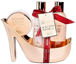 Fragrances, Perfumes, Cosmetics Beauty Set - IDC Institute Scented Bath Bronze Shoe Set (sh/gel/180ml + b/lot/180ml + h/cr/50ml)