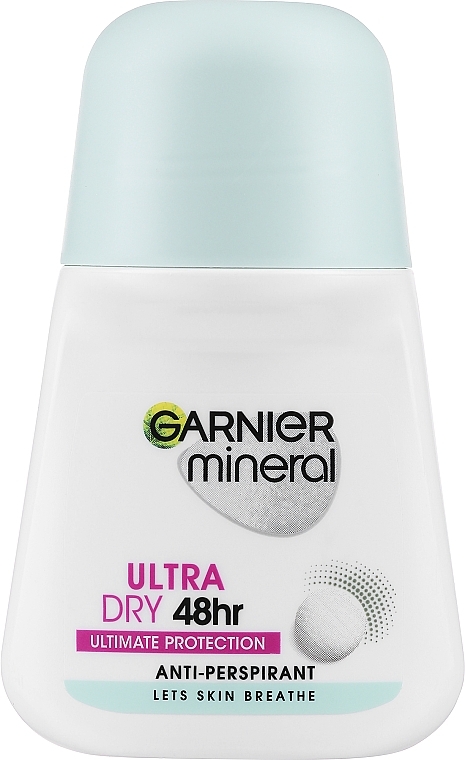 Roll-on Deodorant - Garnier Mineral UltraDry Antiperspirant 48h Roll On — photo N1