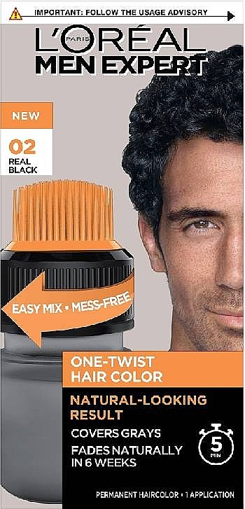 Men Hair Color - L'Oreal Paris Men Expert One-Twist Hair Color — photo N2