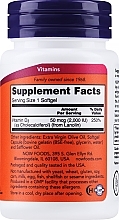 High Potency Vitamin D-3 - Now Foods Vitamin D-3 High Potency 2000 IU Softgels — photo N2