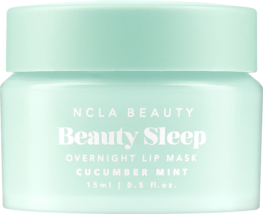 Night Lip Mask - NCLA Beauty Beauty Sleep Overnight Lip Mask Cucumber Mint — photo N1