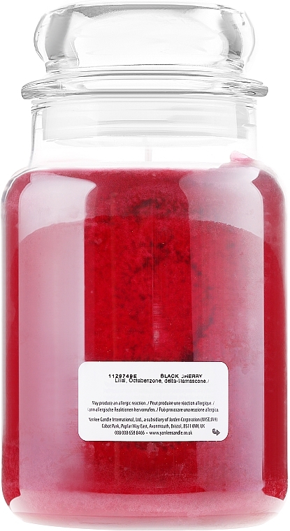 Black Cherry Scented Candle in Jar - Yankee Candle Scented Votive Black Cherry — photo N3