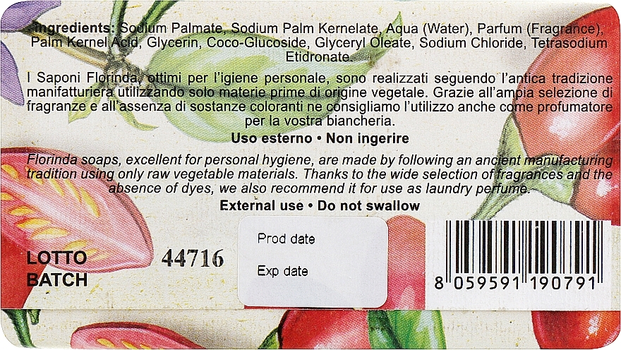 Goji Natural Soap - Florinda Sapone Vegetale Goji — photo N1