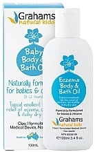 Fragrances, Perfumes, Cosmetics Baby Body and Bath Oil - Grahams Natural Kids Eczema Body & Bath Oil