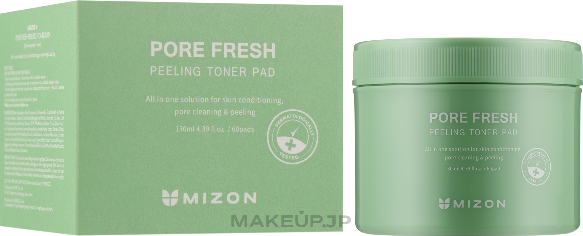 Cleansing Peeling Pads - Mizon Pore Fresh Peeling Toner Pad — photo 130 ml