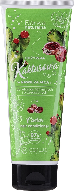 Moisturizing Cactus Conditioner - Barwa Natural Conditioner Tube — photo N1