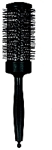 Fragrances, Perfumes, Cosmetics Aluminum Thermal Brush with Thermonaylon Bristles, black, d43mm - 3ME Maestri Carbon