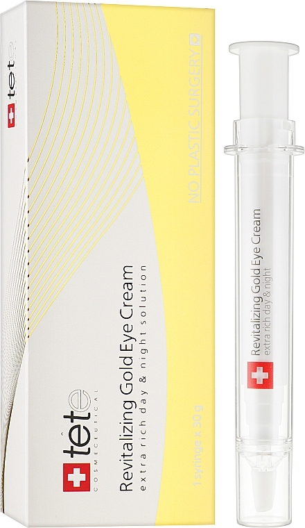 Colloidal Gold Rejuvenating Eye Cream - TETe Cosmeceutical Revitalizing Gold Eye Cream — photo N2