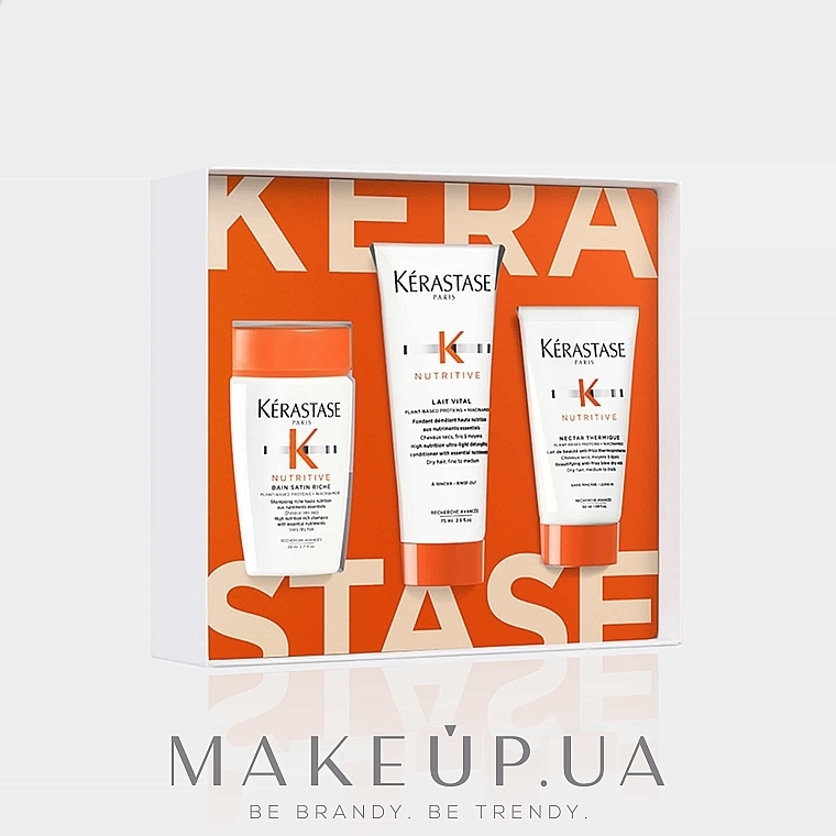 Set - Kerastase Nutritive 2023 (shmp/80ml + h/fondant/75ml + h/milk/50ml) — photo N2