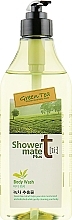 Green Tea Shower Gel - KeraSys Shower Mate Body Wash Green Tea — photo N5