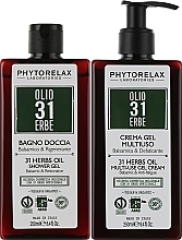 Set - Phytorelax Laboratories 31 Herbs (sh/gel/250ml + b/lotl/250ml) — photo N2