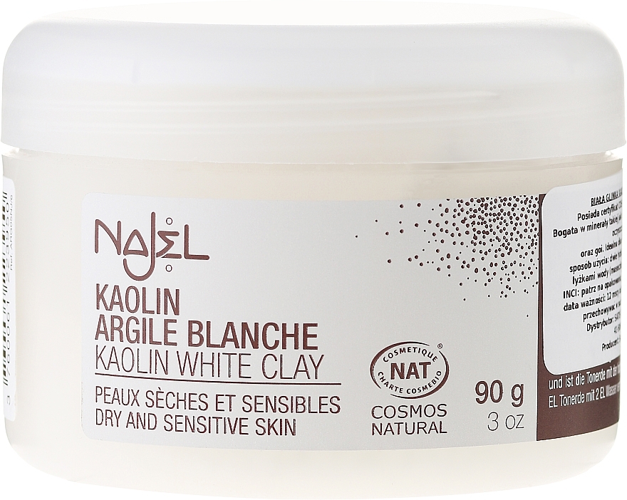 Cosmetic Clay "White" - Najel Clay In Powder White — photo N2