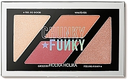 Blush & Highlighter Palette - Holika Holika Chunky Funky So Funk Multi Blusher Palette — photo N7