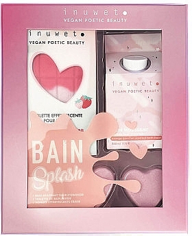 Bath Set - Inuwet Strawberry Gift Set (foam/230ml + bomb/200g + bomb/2x30g) — photo N1