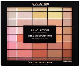 Fragrances, Perfumes, Cosmetics Contour Palette - Makeup Revolution 40 Colour Spectrum Cheek Palette