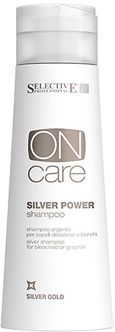Silver Shampoo for Bleached & Grey Hair - Selective Professional Silver Power Shampoo — photo N5