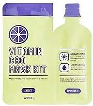 Fragrances, Perfumes, Cosmetics Vitamin C Mask - A'pieu Vitamin C80 Mask Kit