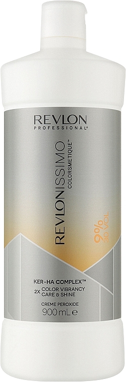Cream Oxidant - Revlon Professional Revlonissimo Colorsmetique Cream Peroxide Ker-Ha Complex 9% 30 Vol. — photo N3