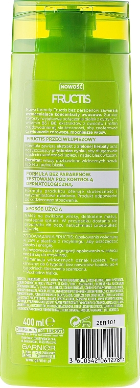 Hair Shampoo - Garnier Fructis Shampoo — photo N4