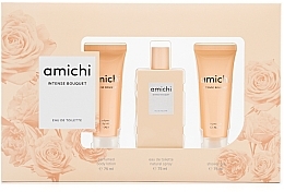 Amichi Intense Bouquet - Set (edt/75 ml + b/lot/75 ml + sh/gel/75 ml) — photo N1