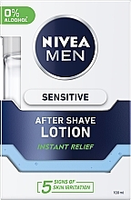 Fragrances, Perfumes, Cosmetics Soothing After Shave Lotion for Sensitive Skin - NIVEA MEN Active Comfort System After Shave Lotion