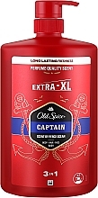 Fragrances, Perfumes, Cosmetics 3in1 Shampoo & Shower Gel - Old Spice Captain Shower Gel + Shampoo 3 in 1