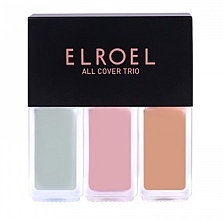 Fragrances, Perfumes, Cosmetics Concealer - Elroel All Cover Trio