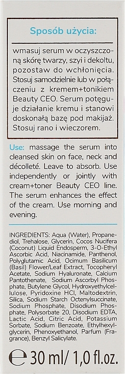 Moisturising Face Serum - Bielenda Beauty CEO Drink Me Up Serum — photo N16
