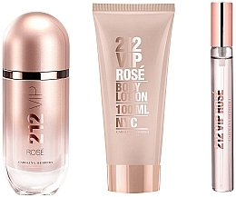 Carolina Herrera 212 Vip Rose - Set (edp/80ml + b/lot/100ml + edp/mini/10ml) — photo N2