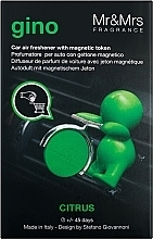 Fragrances, Perfumes, Cosmetics Mr&Mrs Fragrance Gino Green Citrus - Car Air Freshener