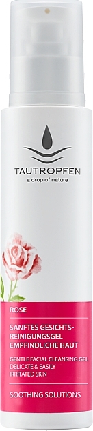 Gentle Face Cleansing Gel - Tautropfen Rose Gentle Facial Cleansing Gel — photo N1