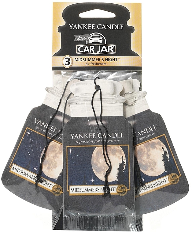 Car Air Freshener Set - Yankee Candle Car Jar Midsummers Night — photo N3