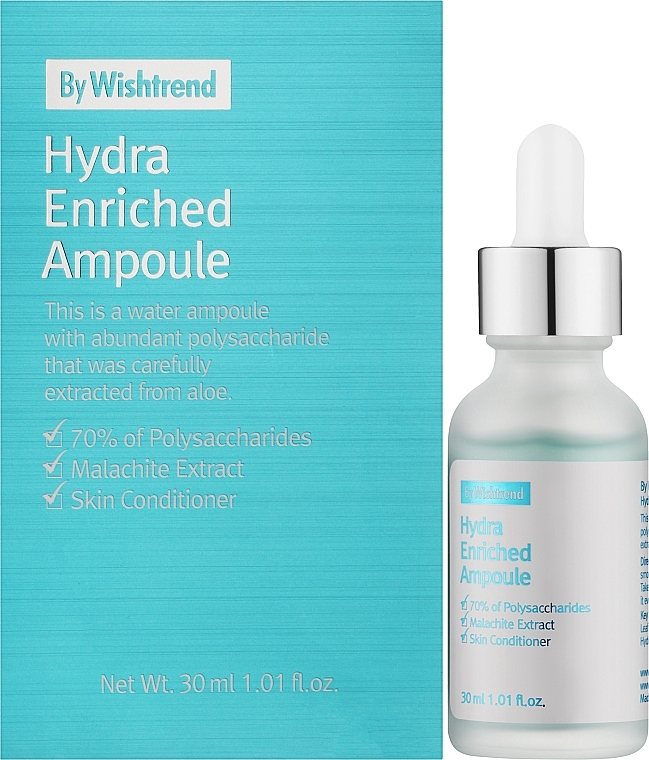 Super Moisturizing Aloe Serum - By Wishtrend Hydra Enriched Ampoule — photo N2