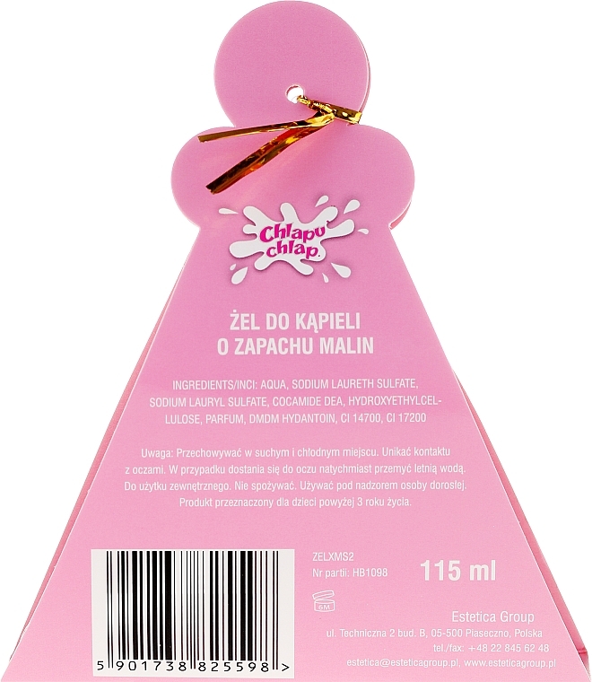 Kids Shower Gel with Raspberry Scent - Chlapu Chlap Bubble Bath — photo N2