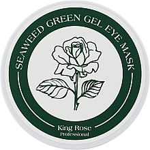 Fragrances, Perfumes, Cosmetics Anti-Aging & Anti-Wrinkle Hydrogel Eye Patch with Algae - King Rose Seaweed Green Gel Eye Mask