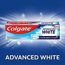 Whiter Teeth in 10 Days Toothpaste - Colgate Advanced White  — photo N6