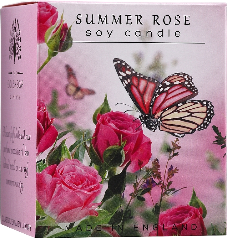 Scented Candle - The English Soap Company Summer Rose Candle — photo N14